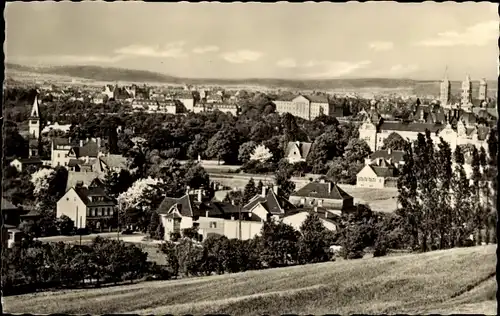 Ak Naumburg an der Saale, Blick vom Panoramaweg aus