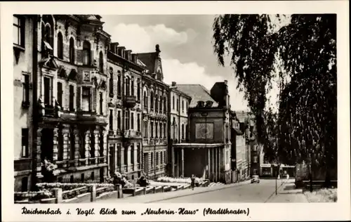 Ak Reichenbach im Vogtland, Neuberin-Haus, Stadttheater