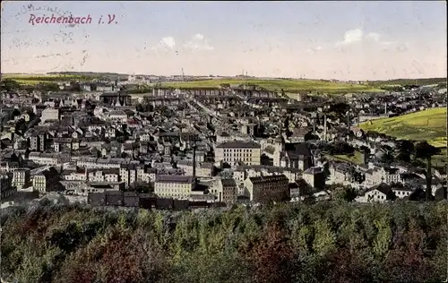 Ak Reichenbach im Vogtland, Gesamtansicht