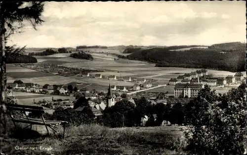 Ak Gelenau im Erzgebirge, Blick zum Ort