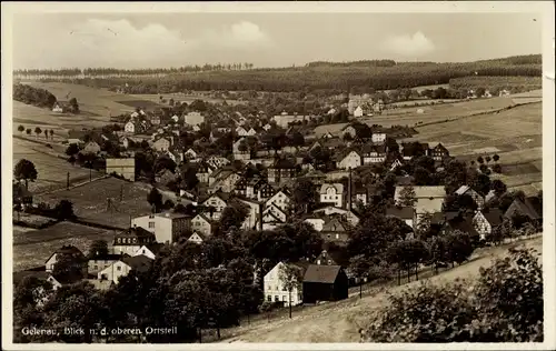 Ak Gelenau im Erzgebirge, oberer Ortsteil, Fachwerkhäuser