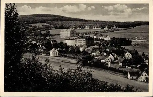 Ak Gelenau Erzgebirge, oberer Ortsteil mit Siedlung