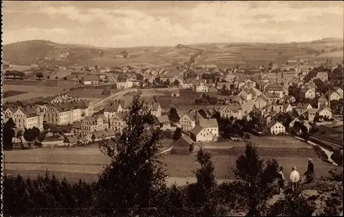 Ak Ehrenfriedersdorf im Erzgebirge, Blick von der Stadthöhe aus