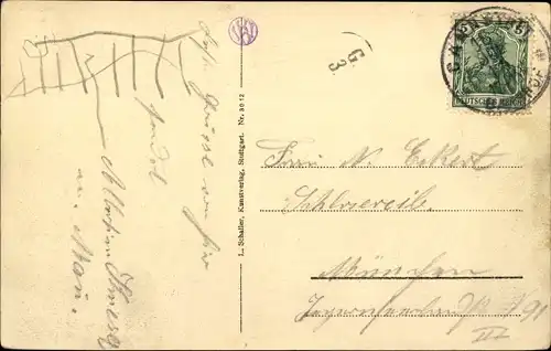 Ak Stuttgart in Württemberg, Kunstgebäude