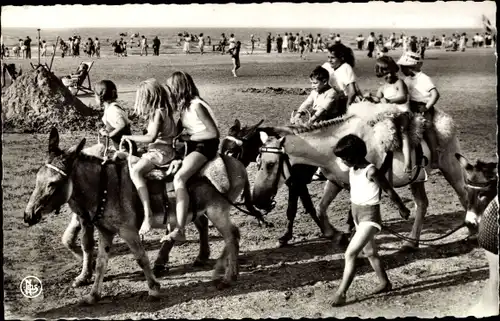 Ak La Panne De Panne Westflandern, La promenade a dos d'ane, Ezeltje rijden