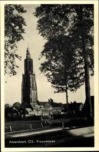 Ak Amersfoort Utrecht Niederlande, O.L. Vrouwetoren