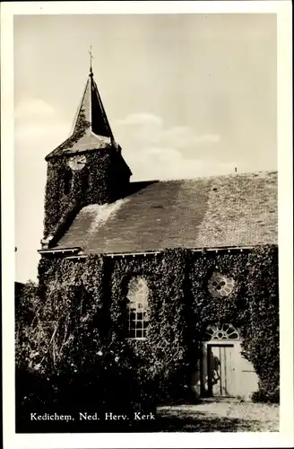 Ak Kedichem Vijfheerenlanden Utrecht Niederlande, Ned. Herv. Kerk