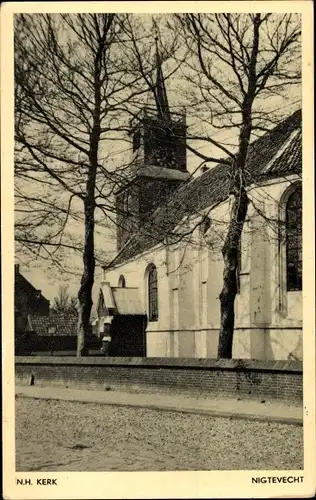 Ak Nigtevecht Utrecht Niederlande, N.H. Kerk