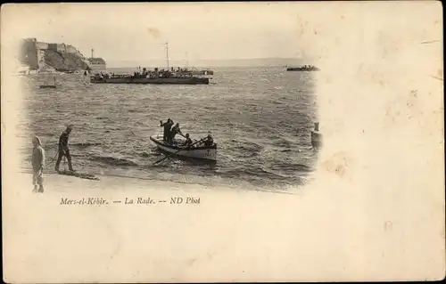 Ak Mers El Kebir Algerien, La Rade