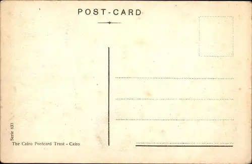 Ak Suez Ägypten, View of the Port