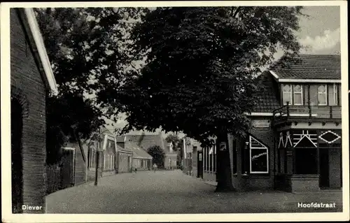 Ak Diever Drenthe Niederlande, Hoofdstraat