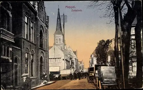 Ak Meppel Drenthe Niederlande, Zuideinde