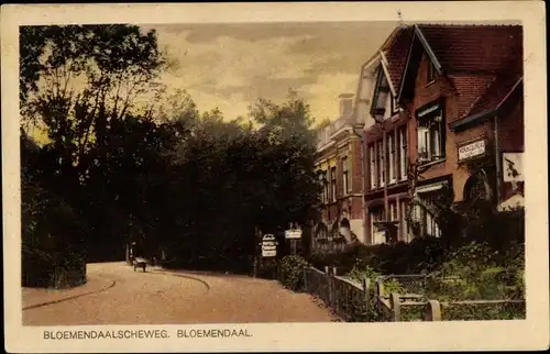 Ak Bloemendaal Nordholland Niederlande, Bloemendaalscheweg