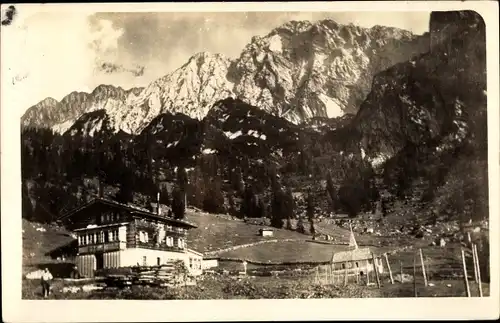 Ak Scheffau am Wilden Kaiser Tirol Österreich, Kaindlhütte