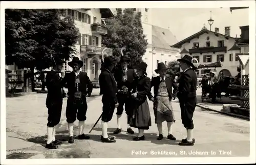 Ak St. Johann Kitzbühel in Tirol, Feller Schützen