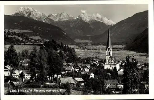 Ak Imst in Tirol, Sicht auf Miemingergruppe