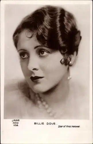 Ak Schauspielerin Billie Dove, Portrait