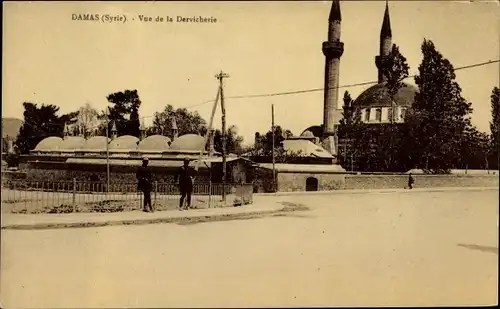 Ak Damaskus Syrien, Vue de la Dervicherie
