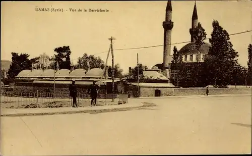 Ak Damaskus Syrien, Vue de la Dervicherie
