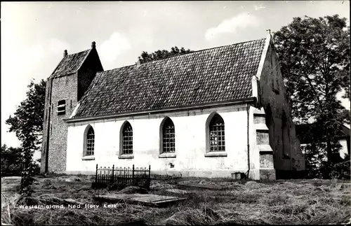 Ak Westernieland Groningen, Ned. Herv. Kerk