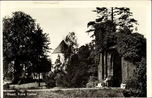 Ak Weert Limburg Niederlande, Ruine Kasteel