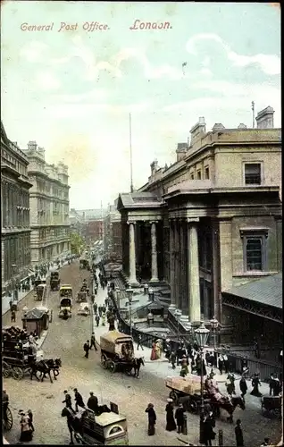 Ak London City England, General Post Office