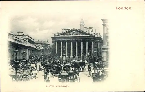 Ak London City England, Royal Exchange