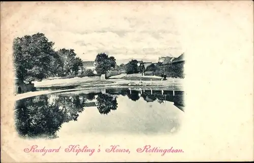 Ak Rottingdean Sussex England, Ruchjard Kipling's House