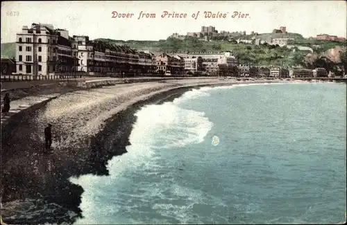 Ak Dover Kent England, Blick vom Prince of Wales Pier