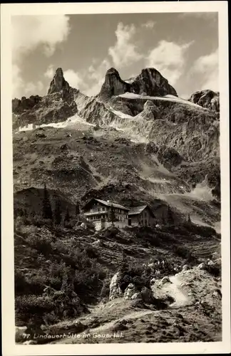 Ak Tschagguns in Vorarlberg, Lindauer Hütte