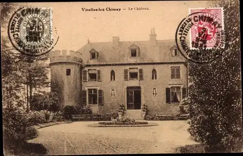 Ak Virelles lez Chimay Wallonien Hennegau, Le Château