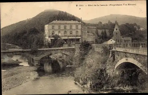 Ak Coo Wallonien Lüttich, Hôtel de la Cascade