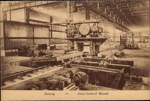 Ak Seraing Wallonien Lüttich, Usine Cookerill Bloumit