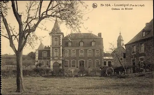Ak Louveigné Sprimont Wallonien Lüttich, Chateau de Blindef