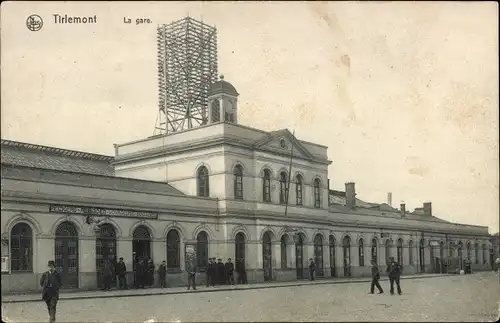 Ak Tirlemont Flämisch Brabant Flandern, La Gare