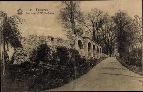 Ak Tongres Tongeren Flandern Limburg, Boulevard St. Materne