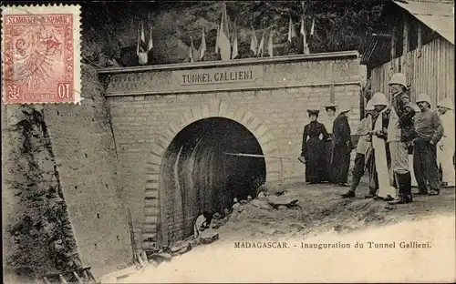 Ak Madagaskar, Inauguration du Tunnel Gallieni