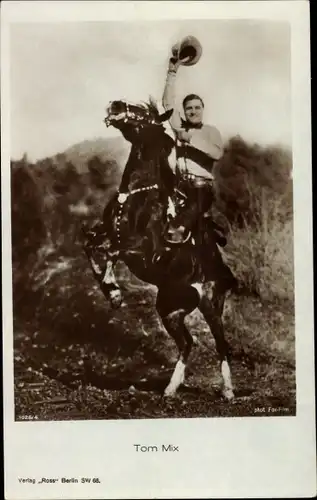 Ak Schauspieler Tom Mix, Portrait