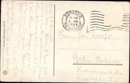 Ak Zürich Stadt Schweiz, Stadt von der Urania aus gesehen, Pfannenstock, Glärnisch