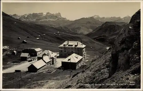 Ak Südtirol Italien, Passo Pordoi verso le Tofane e Col di Lana