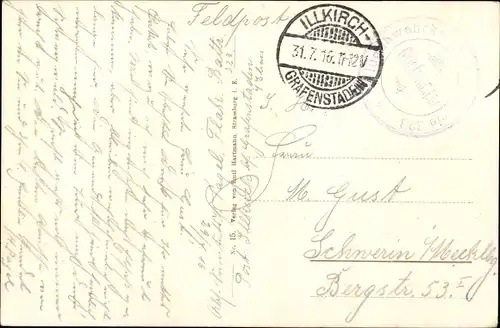 Ak Husseren Hüsseren Wesserling Elsass Haut Rhin, Vue generale