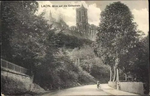 Ak Laon Aisne, Cathedrale