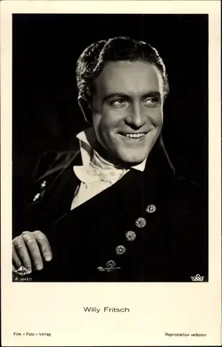 Ak Schauspieler Willy Fritsch, Portrait