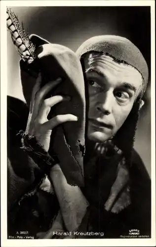 Ak Schauspieler Harald Kreutzberg, Portrait, Filmszene