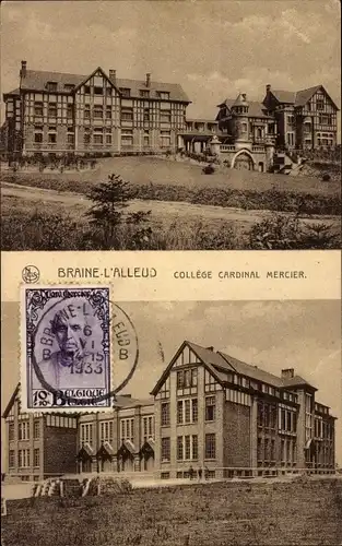 Ak Braine l'Alleud Wallonisch Brabant, College Cardinal Mercier