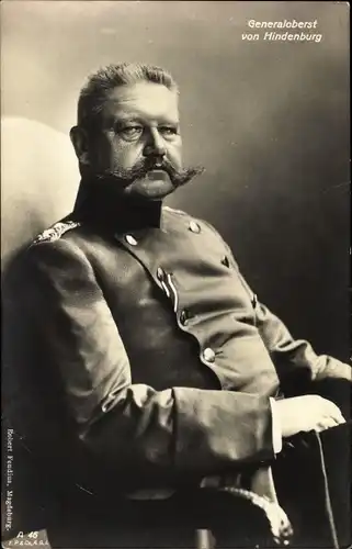 Ak Generalfeldmarschall von Hindenburg, Portrait