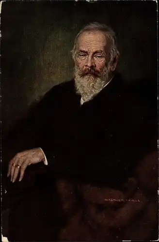 Künstler Ak Firle, Walther, Prinzregent Luitpold von Bayern, Sitzportrait