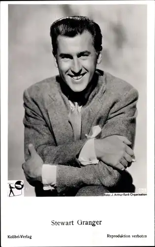 Ak Schauspieler Stewart Granger, Portrait