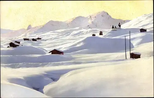 Ak Kanton Graubünden, Inner-Arosa, Nenke und Ostermaier Serie 216 Nr 3576