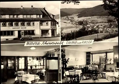 Ak Mitteltal Baiersbronn im Schwarzwald, Gasthof zum Kaiser